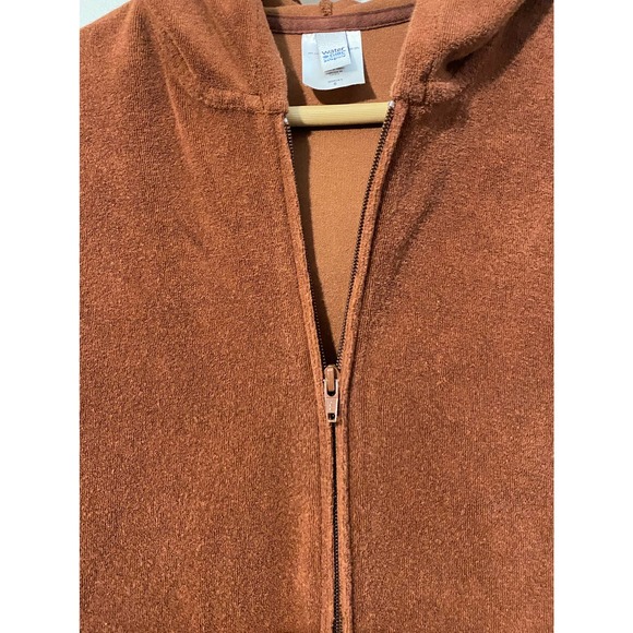 Patagonia Water Girl brown burnt orange jacket with hood sz small - Picture 4 of 7